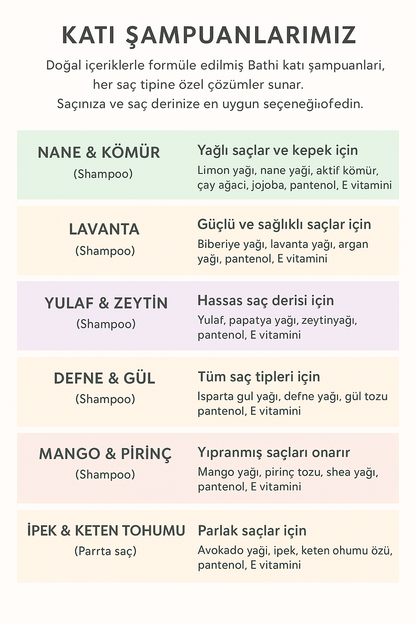 NANE & KÖMÜR KATI ŞAMPUAN